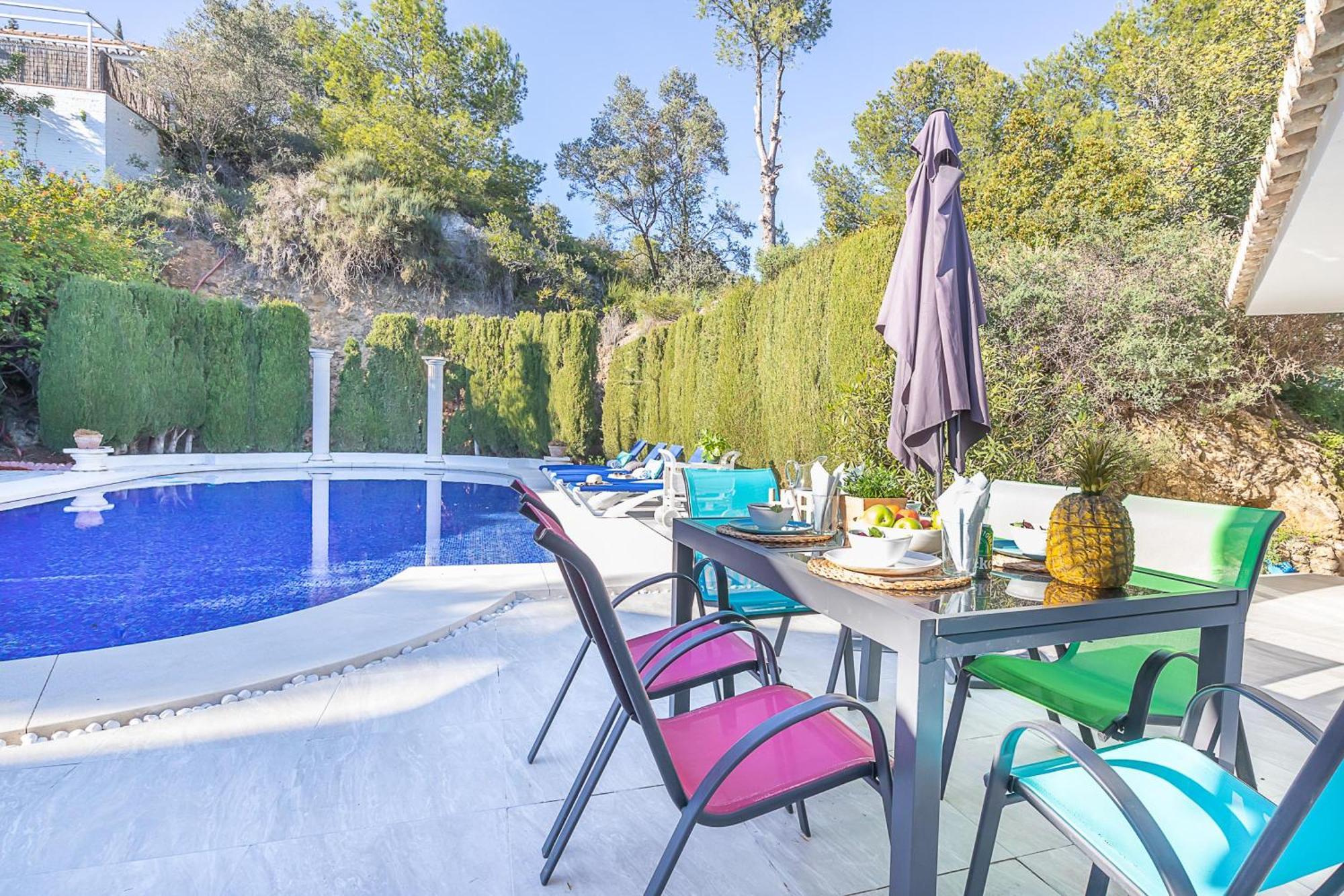 Pool Villa Rancho Domingo Family Friendly - Happy Rentals بينالماذينا المظهر الخارجي الصورة